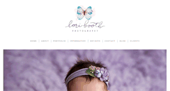 Desktop Screenshot of loriboothphotography.com